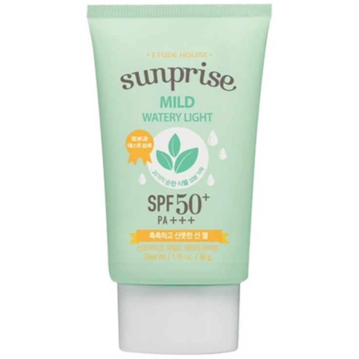 Etude House - Sunprise Mild Watery Light SPF50+ PA++++ (50ml) - Seoulful Skincare