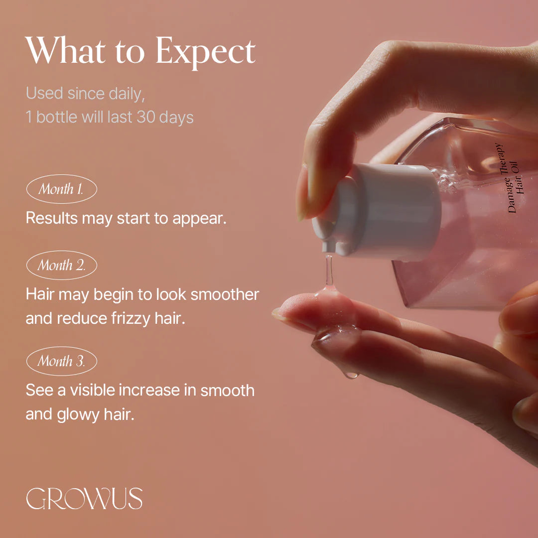GROWUS - Damage Therapy Hair Oil (65ml) 7 - Seoulful Skincare