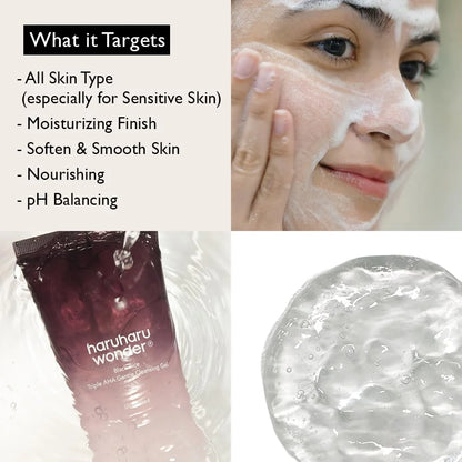 Haruharu_Wonder_-_Black_Rice_Triple_AHA_Gentle_Cleansing_Gel_Unscented_100ml_Uses_-_Seoulful_Skincare