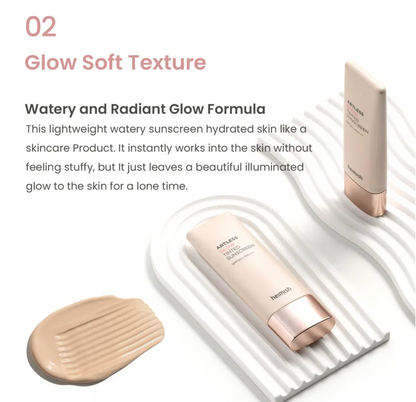 Heimish - Artless Glow tinted Sunscreen SPF 50+ PA ++++ - v4 - Seoulful Skincare