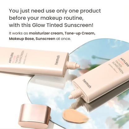 Heimish - Artless Glow tinted Sunscreen SPF 50+ PA ++++ - v6 - Seoulful Skincare