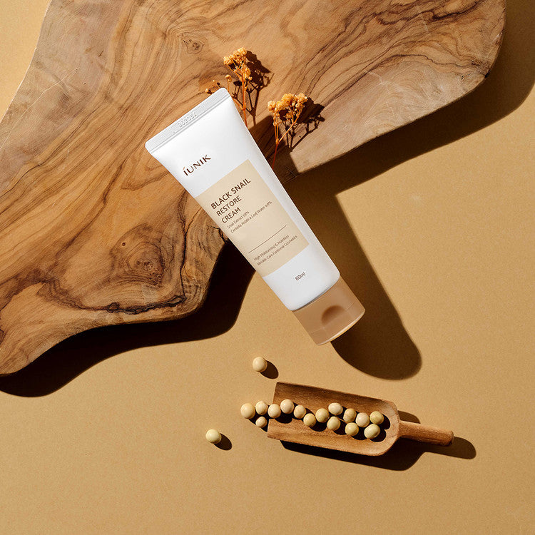 IUNIK - Black Snail Restore Cream (60ml) - v7 - Seoulful Skincare