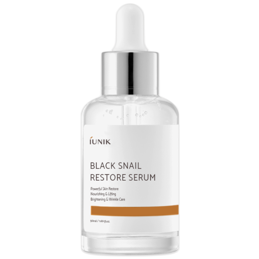 IUNIK - Black Snail Restore Serum (50ml) - Seoulful Skincare