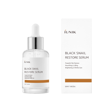 IUNIK - Black Snail Restore Serum (50ml) -  v2 - Seoulful Skincare