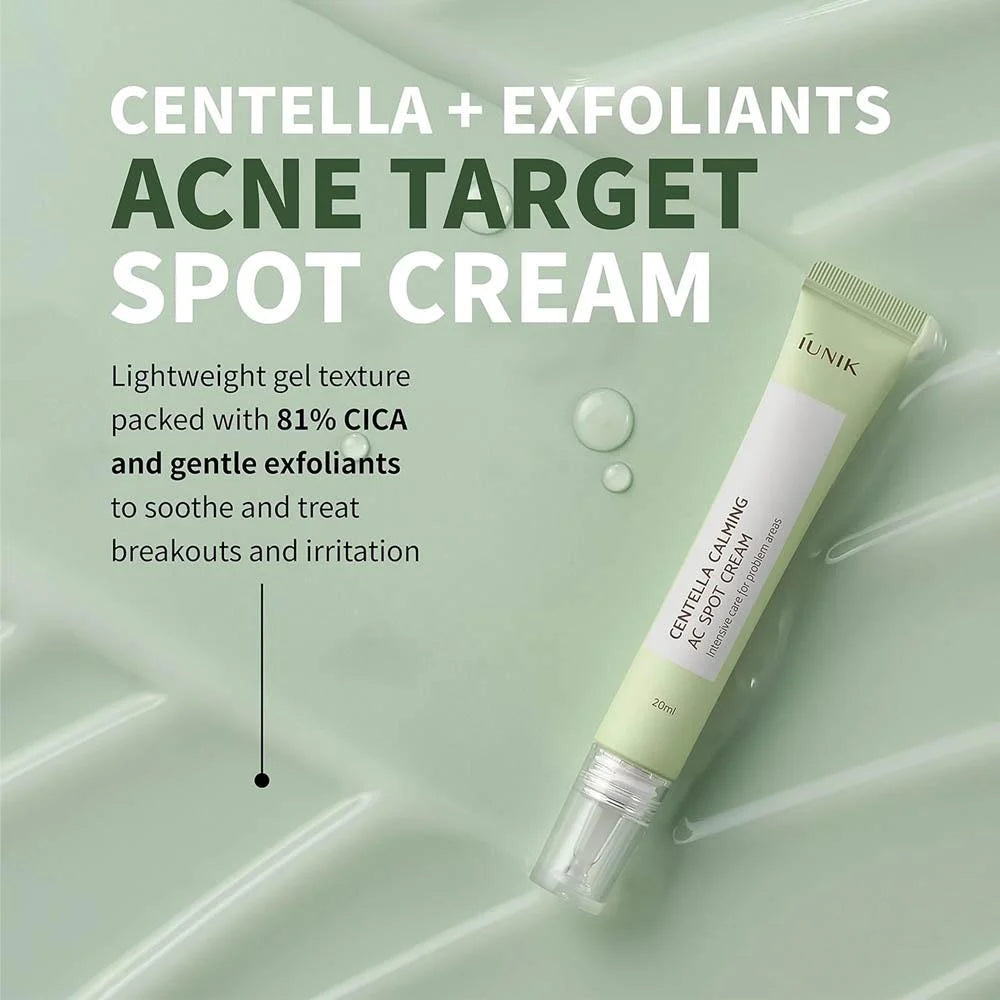 IUNIK - Centella Calming AC Spot Cream (20ml) - v4 - Seoulful Skincare