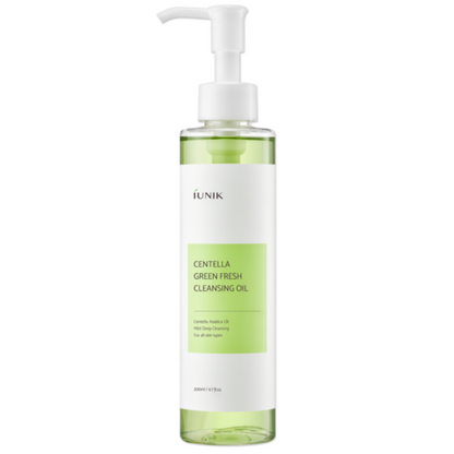 IUNIK - Centella Green Fresh Cleansing Oil (200ml) - Seoulful Skincare