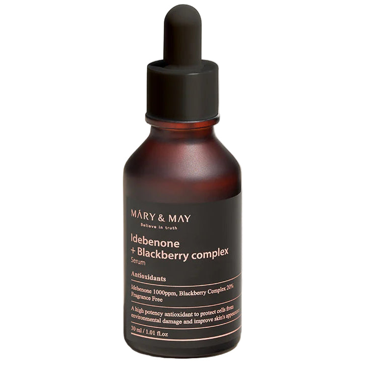 Mary&amp;May - Idebenone+Blackberry Complex Serum (80ml) - 30ml - Seoulful Skincare