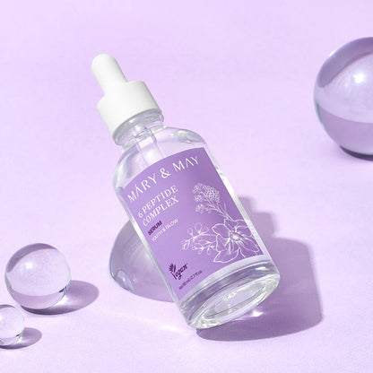 Mary&amp; May - 6 Peptide Complex Serum (30ml / 80ml ) - v7 - Seoulful Skincare