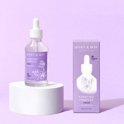 Mary&amp; May - 6 Peptide Complex Serum (30ml / 80ml ) - v - Seoulful Skincare