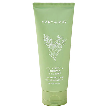 Mary&amp;May - Houttuynia Cordata+Tea Tree Cleansing Foam (150ml) - Seoulful Skincare