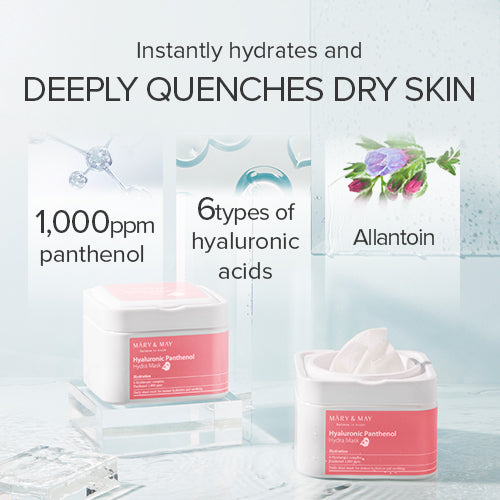 Mary&amp;May - Hyaluronic Panthenol Hydra Mask (30 sheets) 2 - Seoulful Skincare