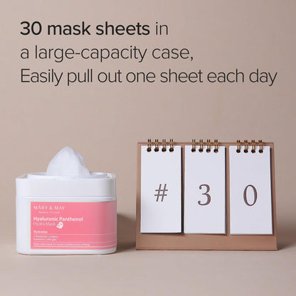Mary&amp;May - Hyaluronic Panthenol Hydra Mask (30 sheets) 3 - Seoulful Skincare