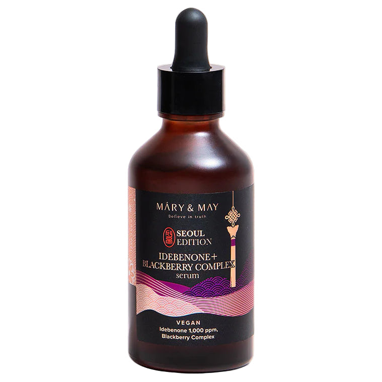 Mary&amp;May - Idebenone+Blackberry Complex Serum (80ml) - 80ml - Seoulful Skincare