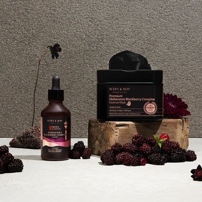 Mary&amp;May - Idebenone+Blackberry Complex Serum (80ml) - v2 - Seoulful Skincare