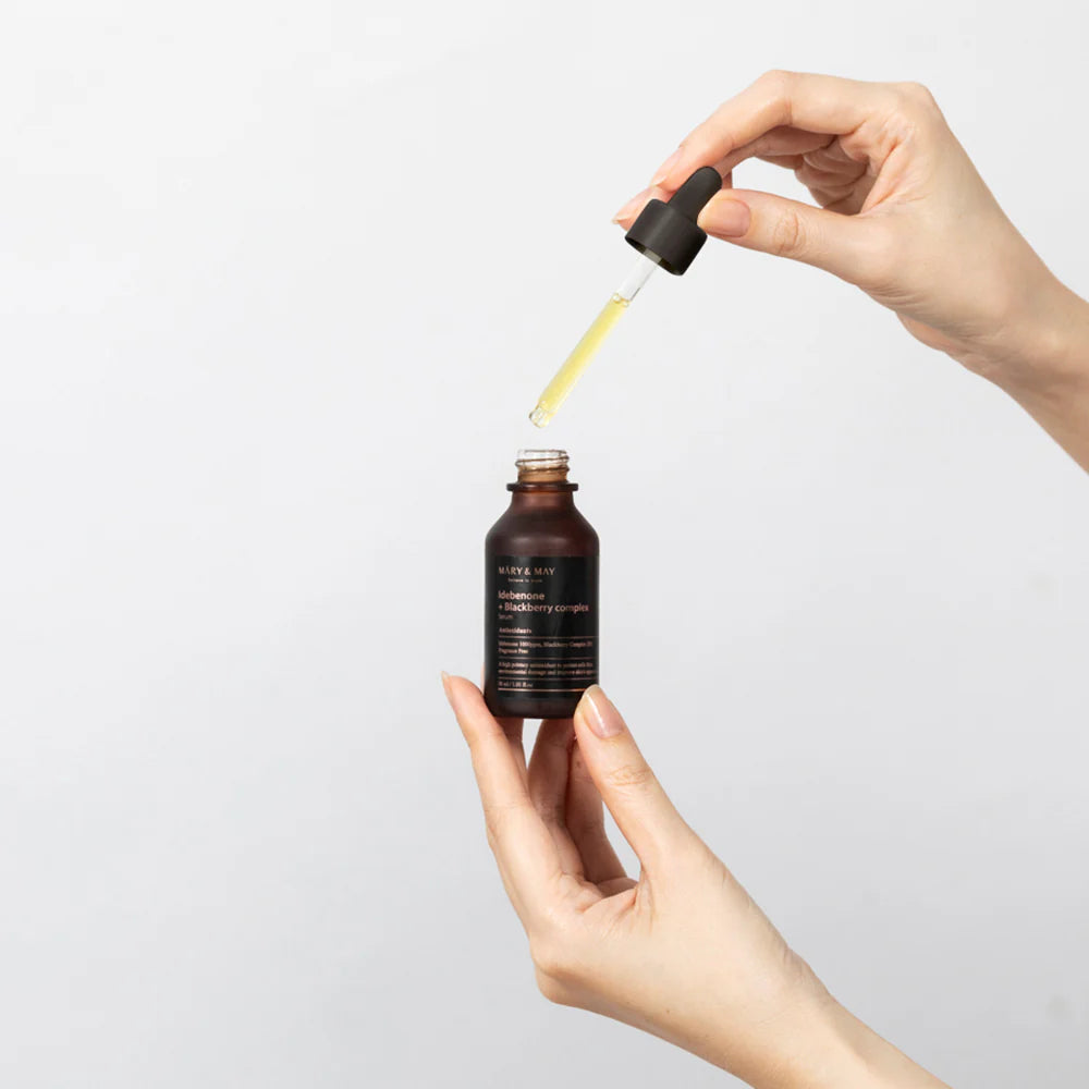 Mary&amp;May - Idebenone+Blackberry Complex Serum (80ml) - v88- Seoulful Skincare