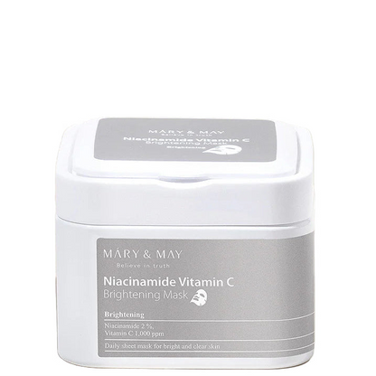 Mary&amp;May - Niacinamide Vitamin C Brightening Mask (30 sheets) - Seoulful Skincare