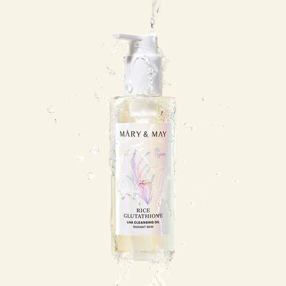Mary&amp;May - Rice Glutathione LHA Cleansing Oil (200ml) - v6 - Seoulful Skincare