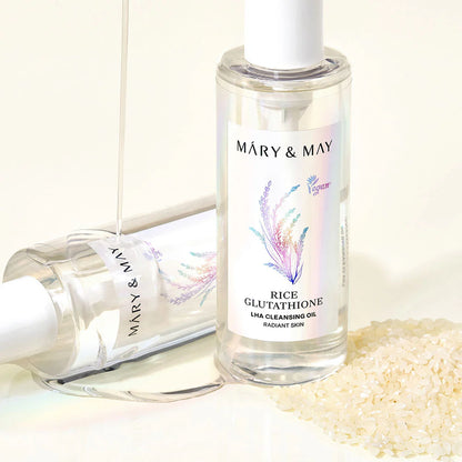 Mary&amp;May - Rice Glutathione LHA Cleansing Oil (200ml) - v7 - Seoulful Skincare