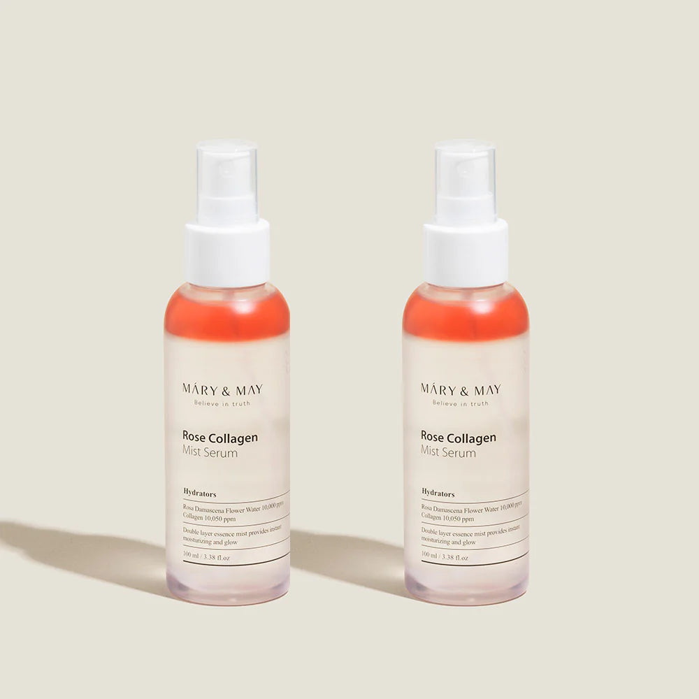Mary&amp;May - Rose Collagen Mist Serum (100ml) - v6 - Seoulful Skincare