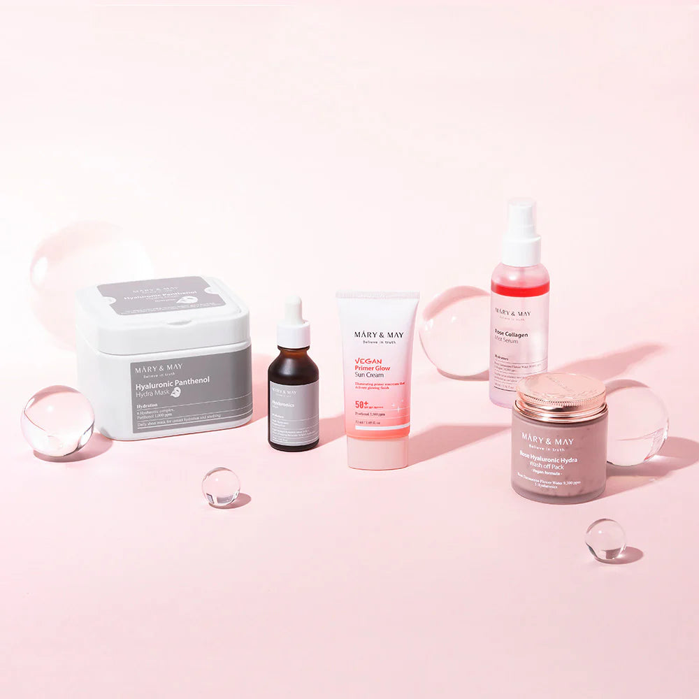 Mary&amp;May - Rose Collagen Mist Serum (100ml) - v - Seoulful Skincare