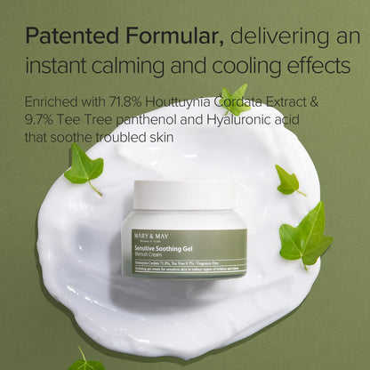 Mary&amp;May - Sensitive Soothing Gel Cream (70g) 3 - Seoulful Skincare