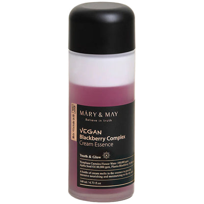 Mary&amp; May - Vegan Blackberry Complex Cream Essence (140ml) - Seoulful Skincare