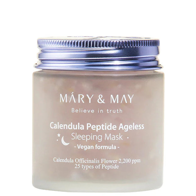 Mary&amp;May - Vegan Calendula Peptide Ageless Sleeping Mask (110g) - Seoulful Skincare