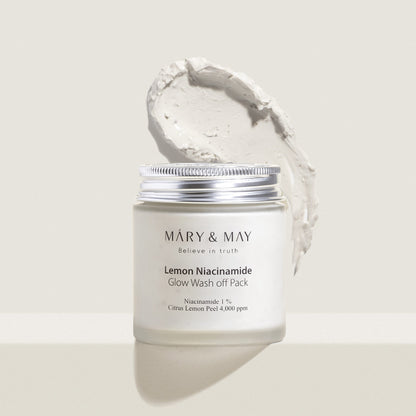 Mary&amp;May - Vegan Lemon Niacinamide Glow Wash off Pack (125g) 5 - Seoulful Skincare