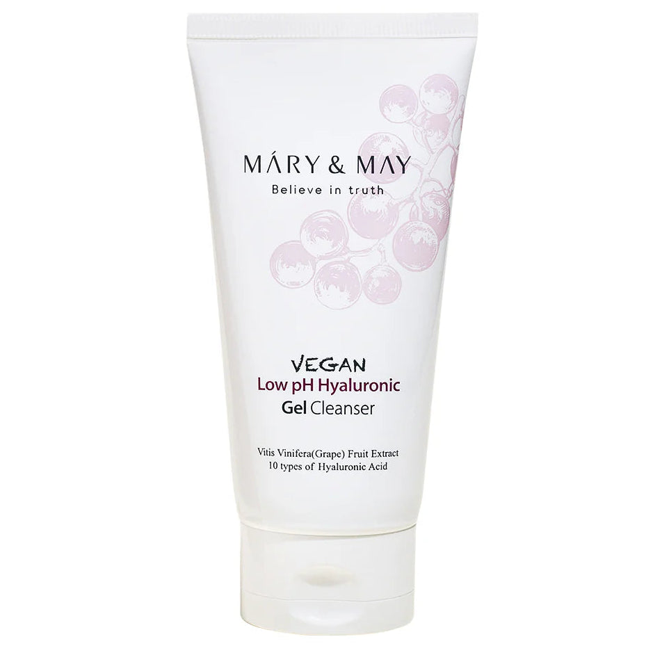 Mary&amp;May - Vegan Low pH Hyaluronic Gel Cleanser (150ml) - Seoulful Skincare
