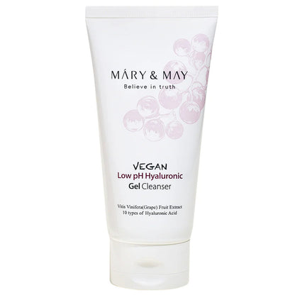 Mary&amp;May - Vegan Low pH Hyaluronic Gel Cleanser (150ml) - Seoulful Skincare