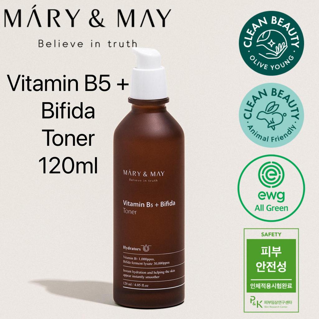 Mary&amp; May - Vitamin B5+Bifida Toner (120ml) 1 - Seoulful Skincare