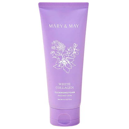 Mary&amp;May - White Collagen Cleansing Foam (150ml) - Seoulful Skincare