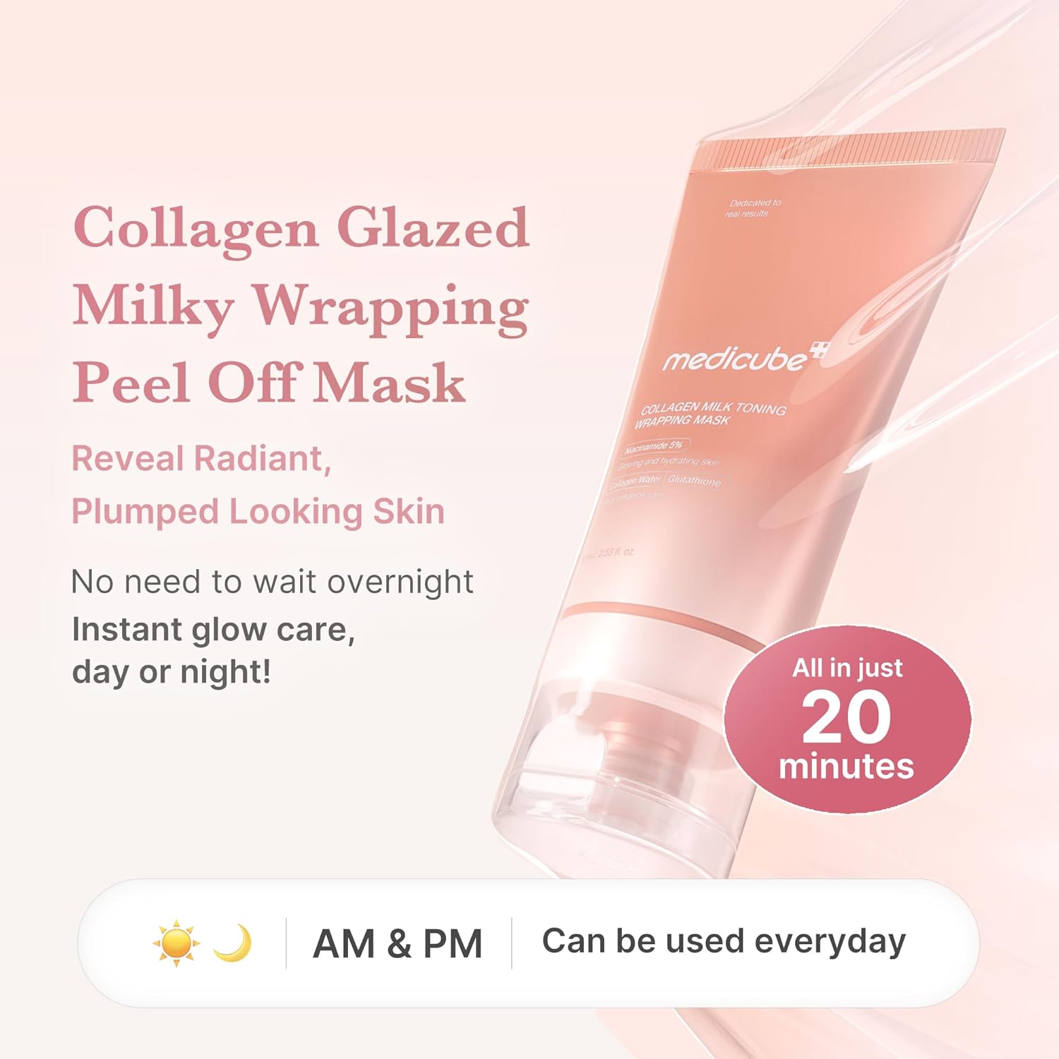 Medicube - Collagen Milk Toning Wrapping Mask (75ml) 1 - Seoulful Skincare