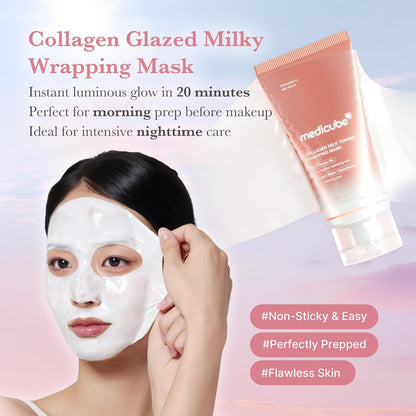 Medicube - Collagen Milk Toning Wrapping Mask (75ml) 2 - Seoulful Skincare