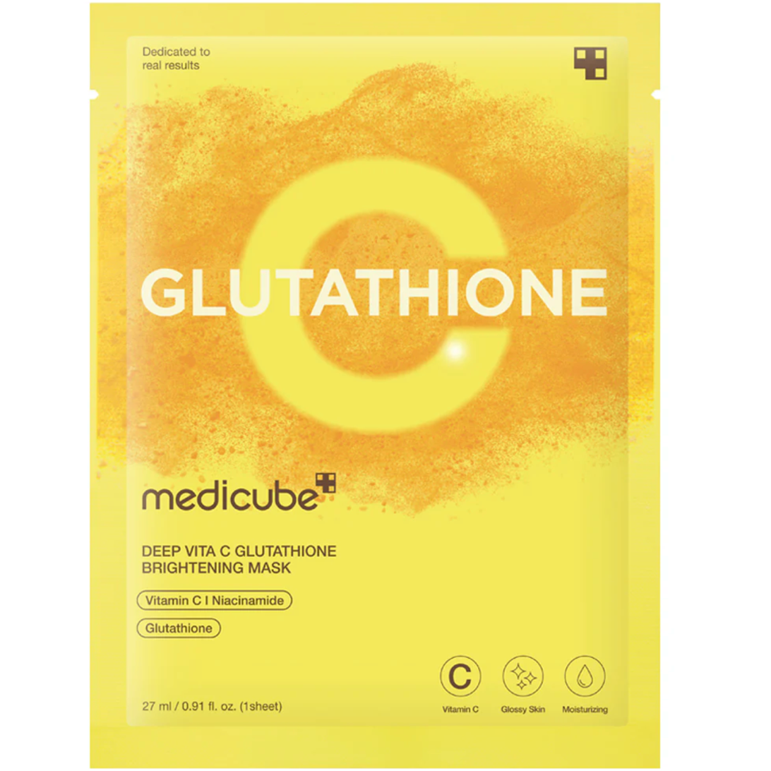 Medicube - Deep Vita C Glutathione Mask (1 sheet) - Seoulful Skincare