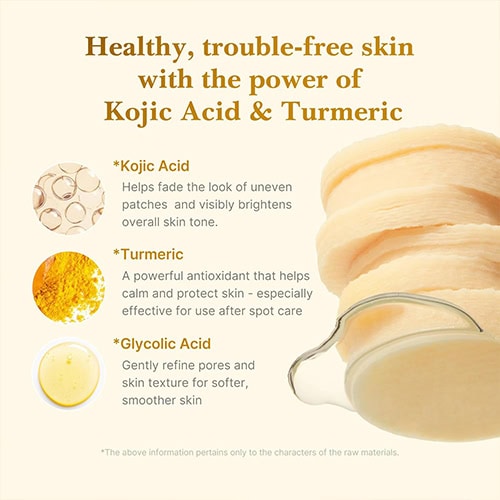 Medicube - Kojic Acid Turmeric Pad (70 pads) - v2 - Seoulful Skincare