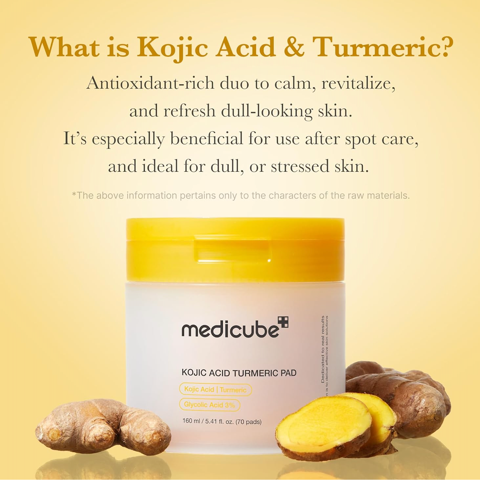 Medicube - Kojic Acid Turmeric Pad (70 pads) - v8 - Seoulful Skincare