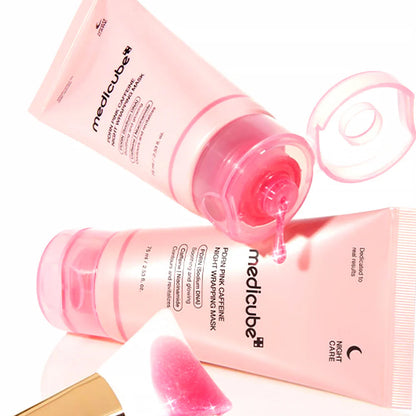 Medicube - PDRN Pink Caffeine Night Wrapping Mask (75ml) - v5 - Seoulful Skincare