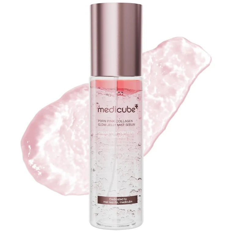 Medicube - PDRN Pink Collagen Glow Jelly Mist Serum (100ml) - Seoulful Skincare