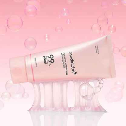 Medicube - PDRN Pink Niacinamide Whip Cleanser (120g) - v9 - Seoulful Skincare