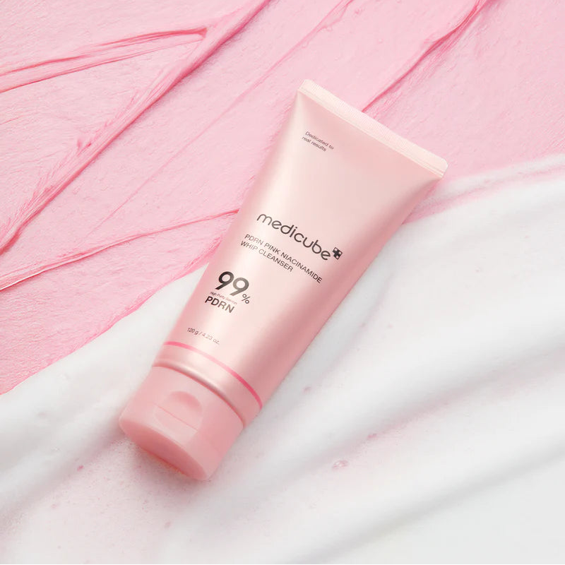Medicube - PDRN Pink Niacinamide Whip Cleanser (120g) - v - Seoulful Skincare