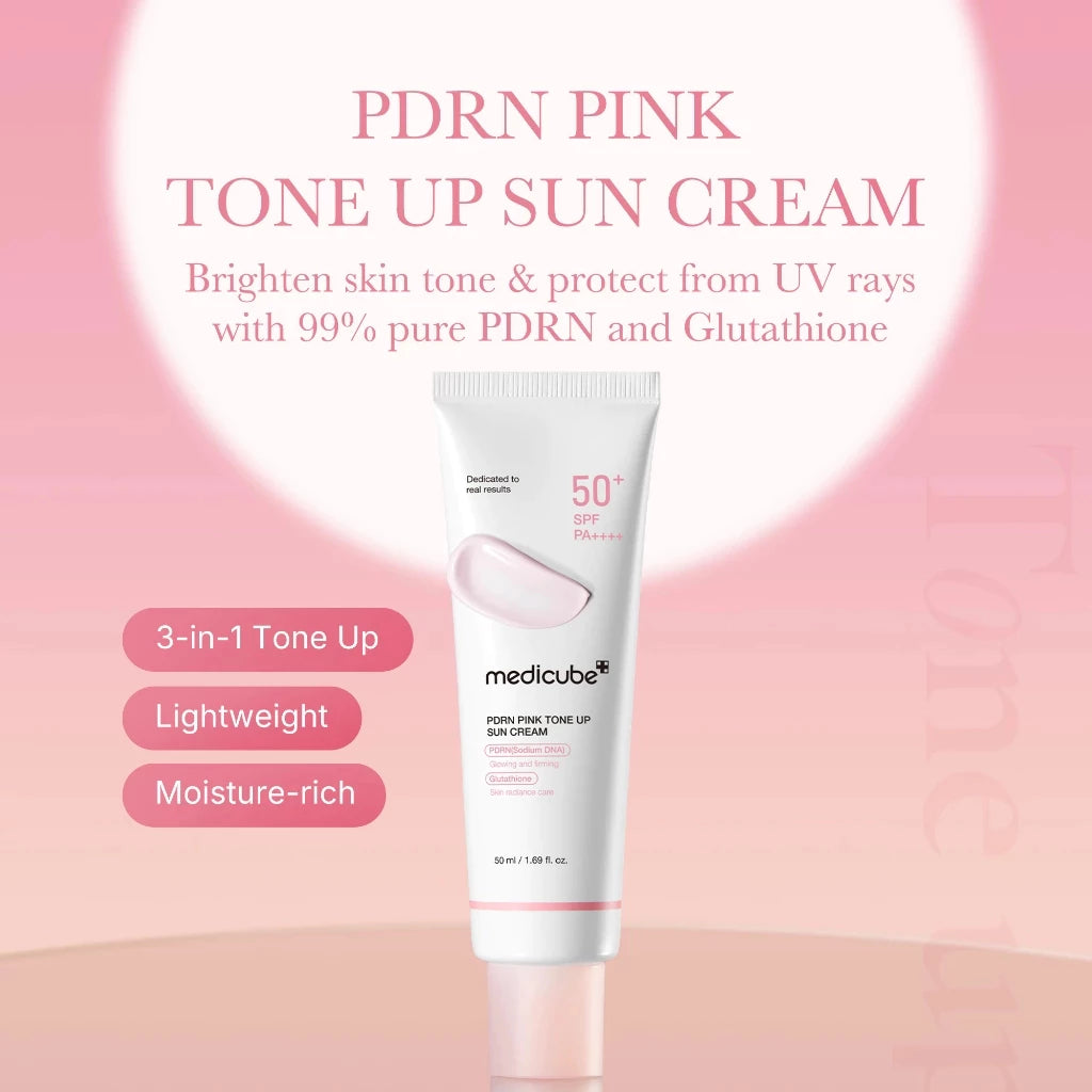 Medicube - PDRN Pink Tone Up Sun Cream (50ml) 2 - Seoulful Skincare