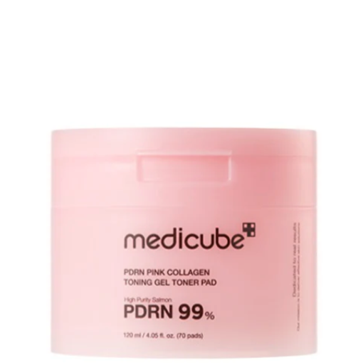 Medicube - PDRN Pink Toning Gel Toner Pad (70ea) - Seoulful Skincare