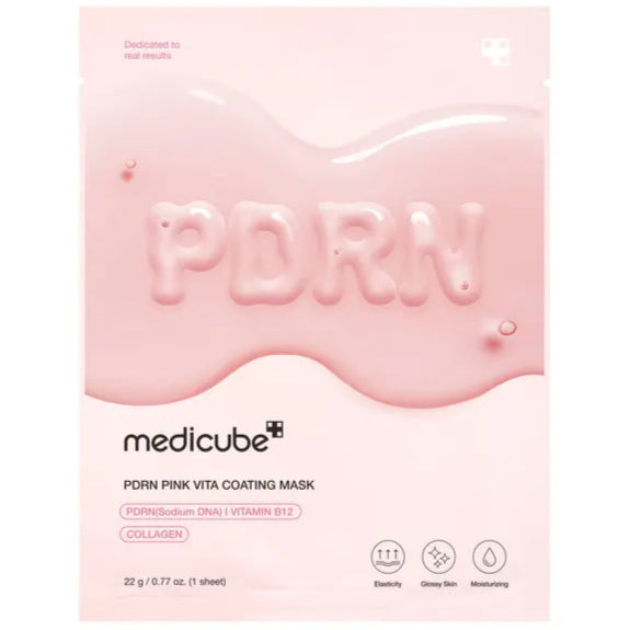 Medicube - PDRN Pink Vita Coating Mask (1ea) - Seoulful Skincare