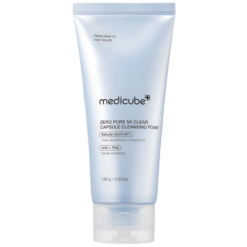 Medicube - Zero Pore SA Clear Capsule Cleansing Foam (120g) - Seoulful Skincare