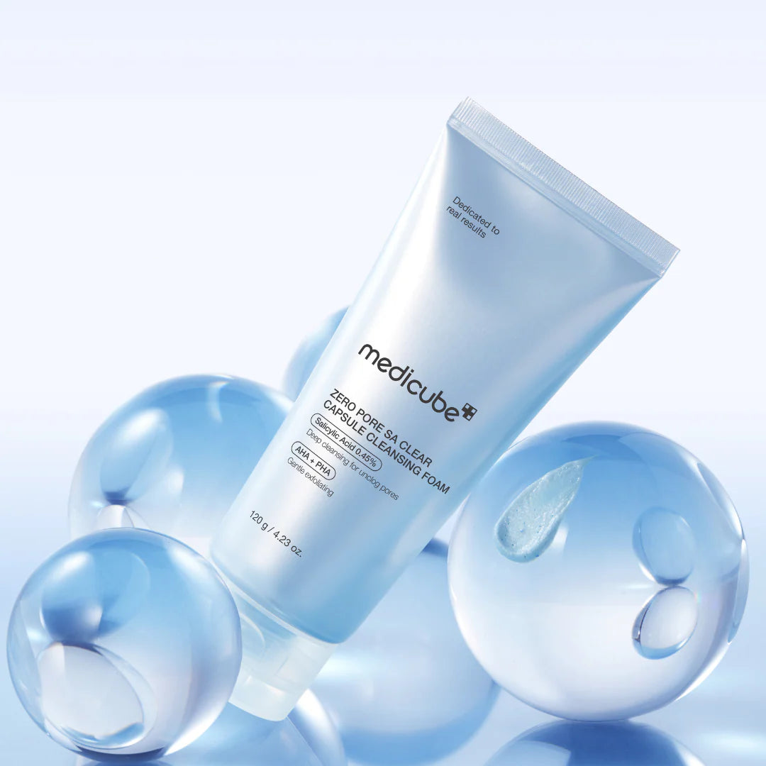 Medicube - Zero Pore SA Clear Capsule Cleansing Foam (120g) - v7 - Seoulful Skincare