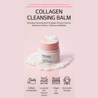 Mixsoon - Collagen Cleansing Balm (50ml) - v - Seoulful Skincare