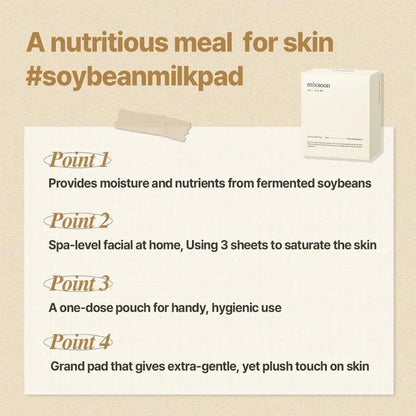 Mixsoon - Soybean Milk Pad (1ea) Info 2 - Seoulful Skincare