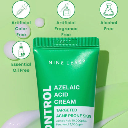 NINE LESS - A-Control Azelaic Acid Cream (50ml) - v5 - Seoulful Skincare