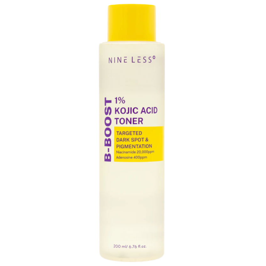 NINE LESS - B-Boost 1% Kojic Acid Toner (200ml) - Seoulful Skincare